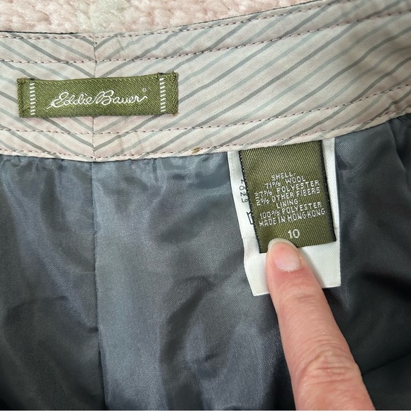 Eddie Bauer Wool Blend Cargo Pants Size 10 Lined Gorpcore Outdoors - Picture 5 of 13
